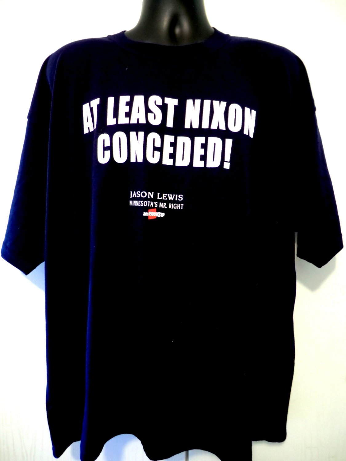Jason Lewis T-Shirt ~ At Least Nixon Conceded! Size XXL NWT