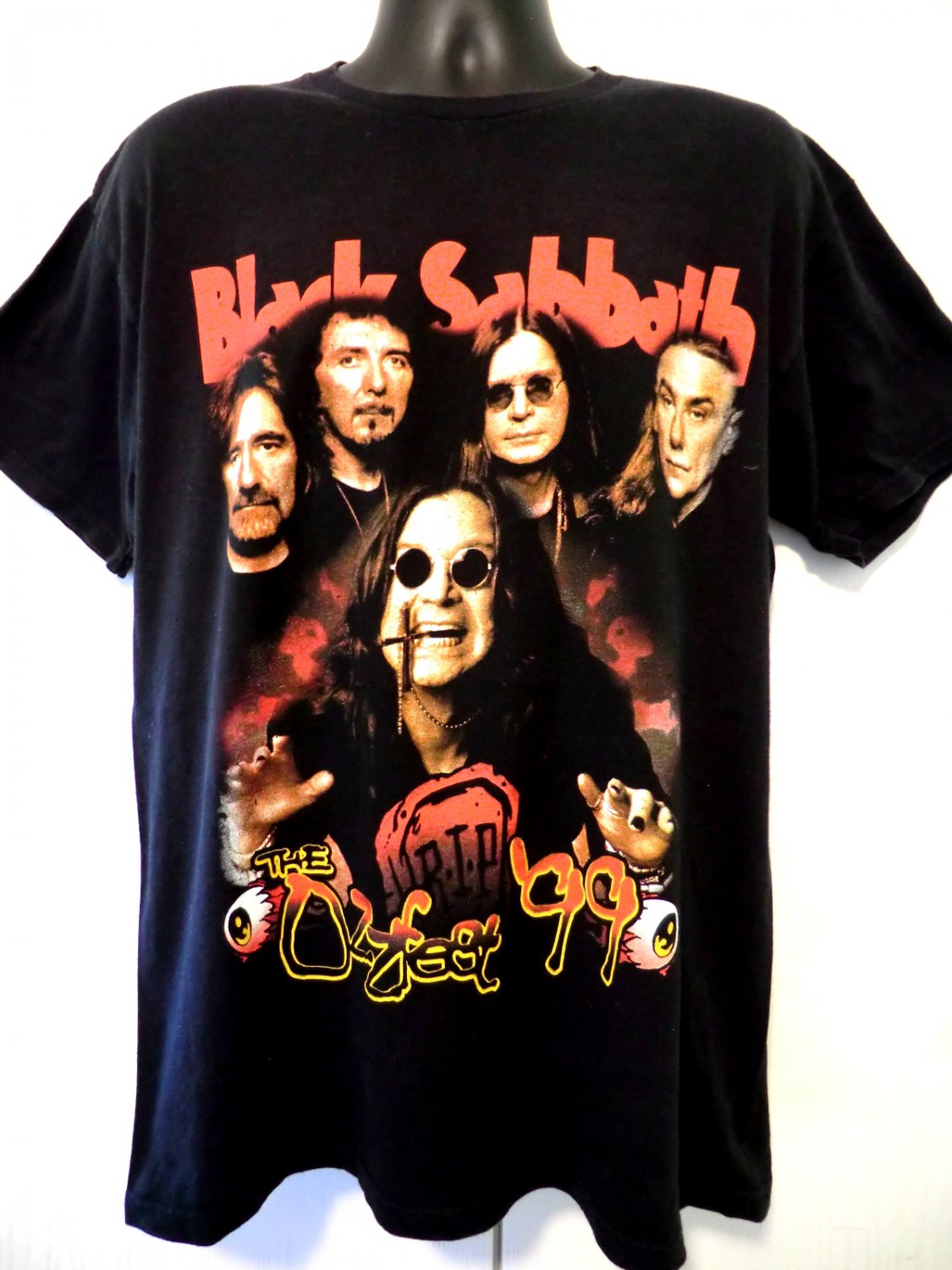 SOLD! Ozzfest 1999 T-Shirt Size Large Black Sabbath