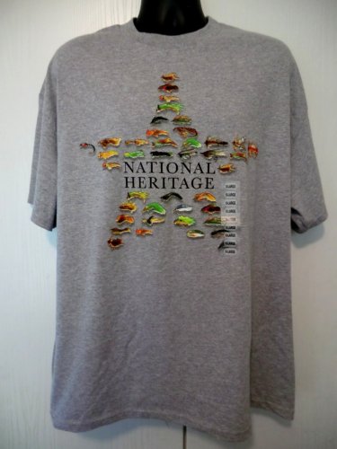 NEW Fly Fishing T-Shirt Size XL National Heritage