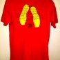 Marine Corps Footprints T-Shirt Size Large/XL USMC