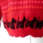 Ugly Holiday Sweater Scottie Terrier Dogs Size Medium