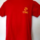USMC Red T-Shirt Size Medium