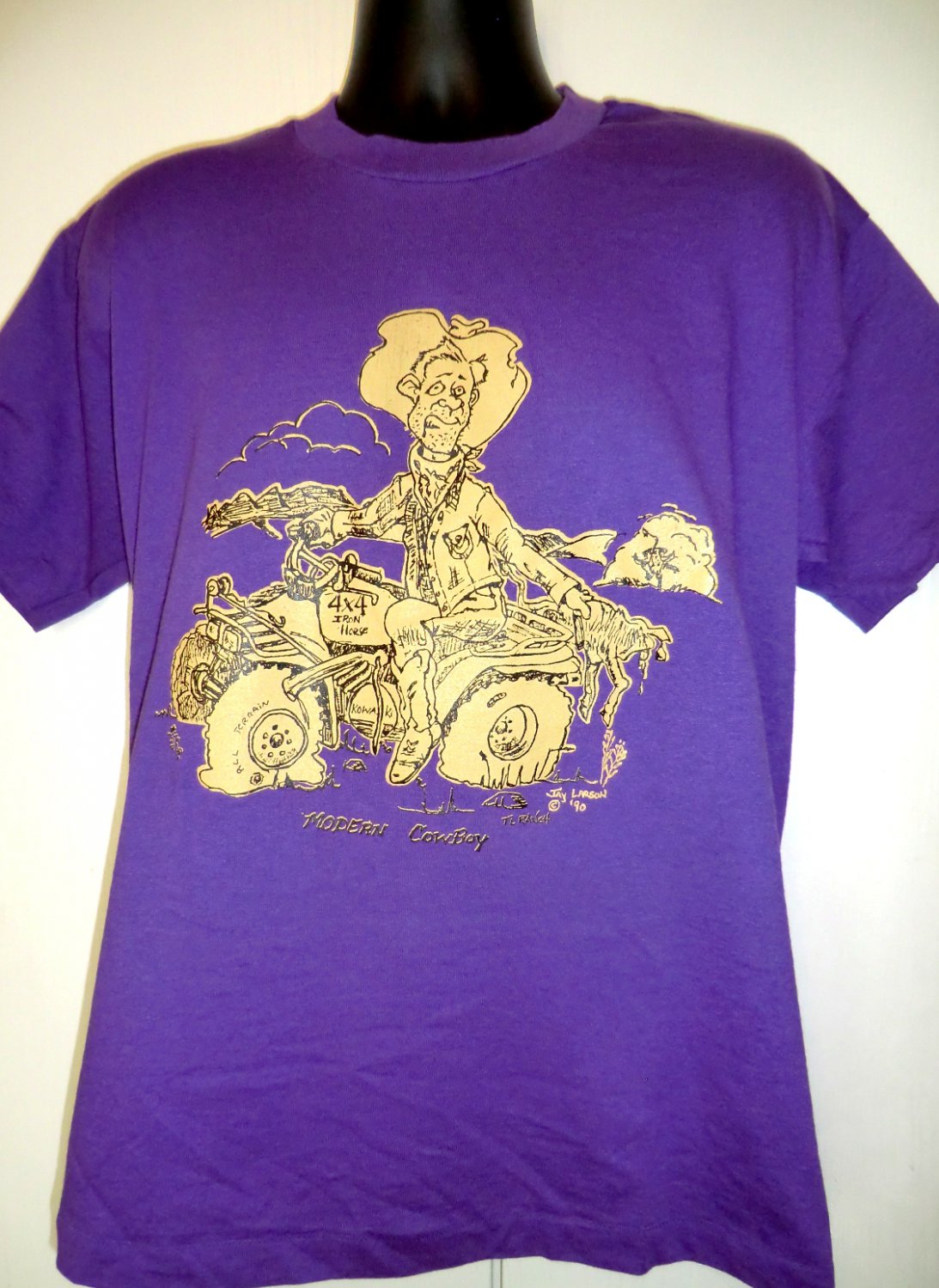 vintage cowboy t shirt