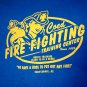 Funny Coed Fire Fighting T-Shirt Size Medium Female Firefighter