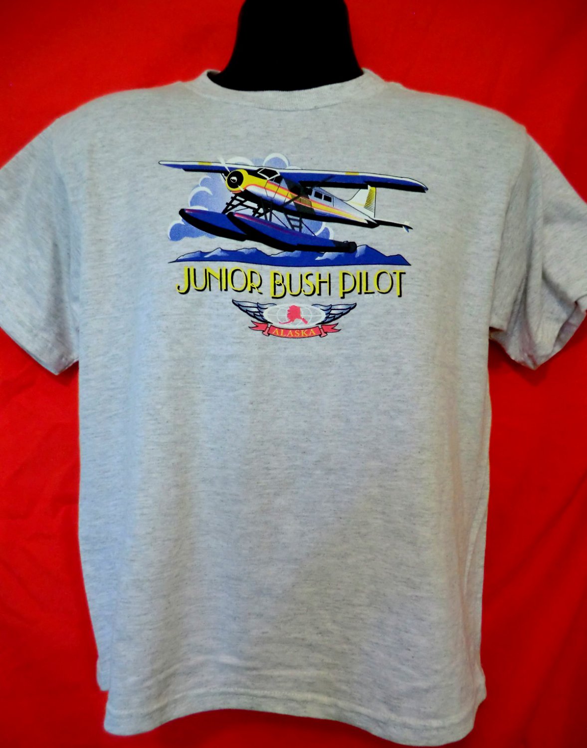 Kids’s T-Shirt JUNIOR BUSH PILOT Alaska Size Large