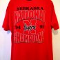 Nebraska CornHuskers  Huskers XXL (2XL) Red T-Shirt National Champions 1994 1995
