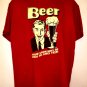 Fun Funny BEER  XL T-Shirt " Proud Sponsors of Casual Sex Since 1858 "