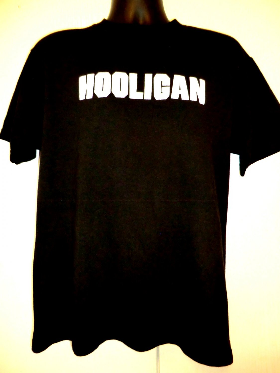 SOLD! HOOLIGAN Big B Size Medium /Large Black T-Shirt