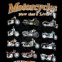 Motorcycles Live to Ride T-Shirt Size XXL