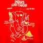 Funny Rare East India ~ Large Red T-Shirt ~ India's Super Computer