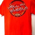 Vintage 2000 Harley Davidson Orange Medium T-Shirt  ~ Hell on Wheels ~ Minnesota Dealer