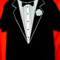 Classic Tuxedo Black T-Shirt Size XL