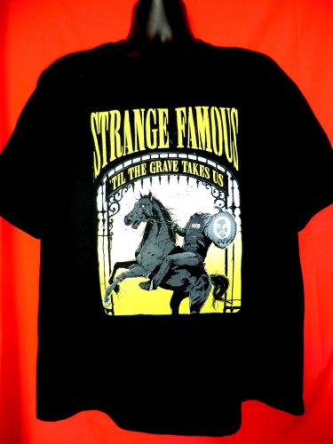 Strange Famous Records &acirc;��Til The Grave Takes Us T-Shirt Size XL