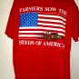 Vintage Farmers Sow The Seeds of America T-Shirt Size XL
