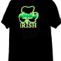 Chicago Irish Shamrock ~ Black Size Large T-Shirt St Patrick's Day