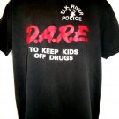 ELK RIVER POLICE D.A.R.E T-Shirt Size Large DARE TO KEEP KIDS OFF DRUGS