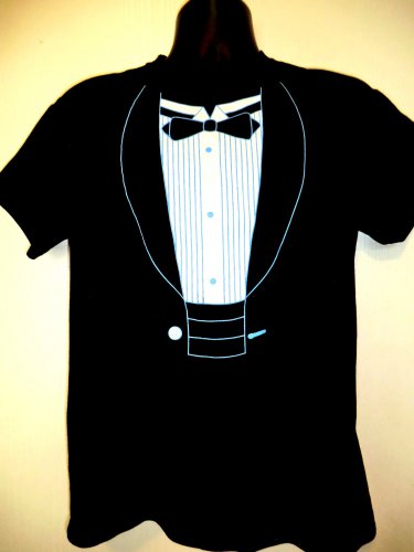 Tux / Tuxedo T-Shirt Size Medium