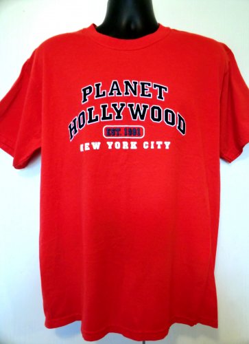 Planet Hollywood T-Shirt Size Large NYC New York City