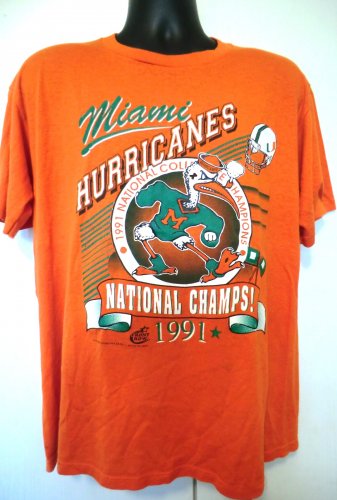 Shirts, Vintage Miami Hurricanes Baseball Jersey Xxl