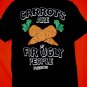 Carrots Are For Ugly People T-Shirt Size Large Epic Meal Time