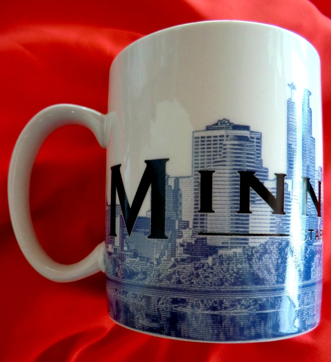 Starbucks Coffee Mug Minneapolis City Of Lakes Minnesota 2002 Skyline Series