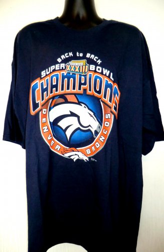 Vintage T-Shirt, Denver Broncos, Super Bowl Champions XXXIII '99