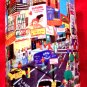 Vintage TIMES SQUARE Coffee Cup 1989 New York City Pat Singer Mug
