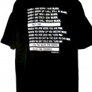 When I Was Born Black T-Shirt Vintage 1992 Size XL Protest Shirt Don't Call Me Colored