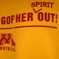 Let Your Gopher Spirit Out T-Shirt Size XL University Of Minnesota Golden Gophers