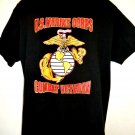 USMC Marine Corps Combat Veteran T-Shirt Size XL