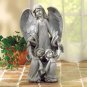 Angel with Two Kids Statue - a motherly, loving angel.  LOW SHIPPING!!