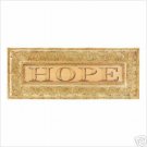 Vintage Styled HOPE Wall Plaque - Wall Decor - SHIPS FREE