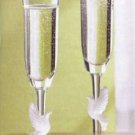 Gorham Crystal - Amore Dove Flutes - Gorham Crystal Flutes