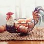 Metal Rooster Basket - Country Decor - Rooster Basket