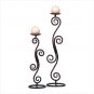 Set of 2 Swirl Caldlesticks