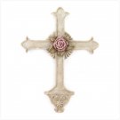 Rose Centerpiece Wall Cross
