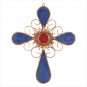 Blue and Orange Wall Cross