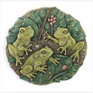 Frog Garden Medallion