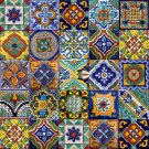 80 Mexican 4"x 4" Ceramic Tile MIX