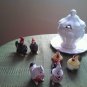Vintage Salt and Pepper shakers W/ Sugar and Creamer