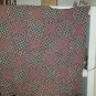 Country Star Rag Quilt Throw, Navy and Burgndy, Handcrafted