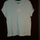 Old Navy T-shirt, White w/ gold pumpkins, Size XL, Nearly New