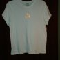 Old Navy T-shirt, White w/ gold pumpkins, Size XL, Nearly New