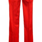 SATIN BACK WELT POCKET BOOT LEG  LONG PANT