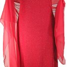 Slinky Star Evening Dress, Women’s Formal Wear  RED