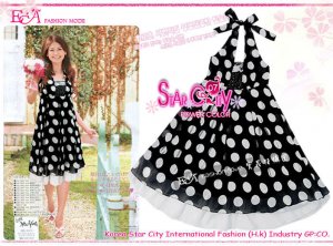 Heapy Polka Dot - Vintage Halter Dress ( Free Shipping)