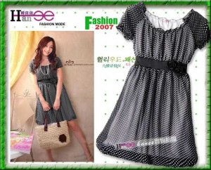 Go Vintage Polka Dot Beautiful Dress