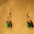 Silver Plated Enamel XMAS Gift Box Pendandts Earrings