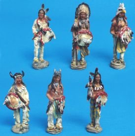 small native american figurines