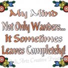 WANDERING MINDS - mouse pad